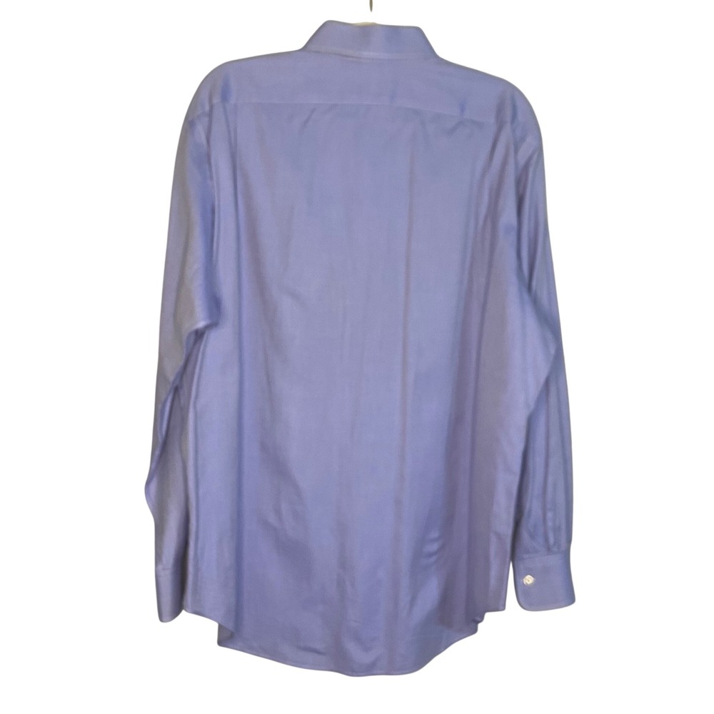 Polo Ralph Lauren Regent Classic Fit Blue Pinpoint Oxford Dress Shirt 16.5 34/35 - Picture 2 of 7